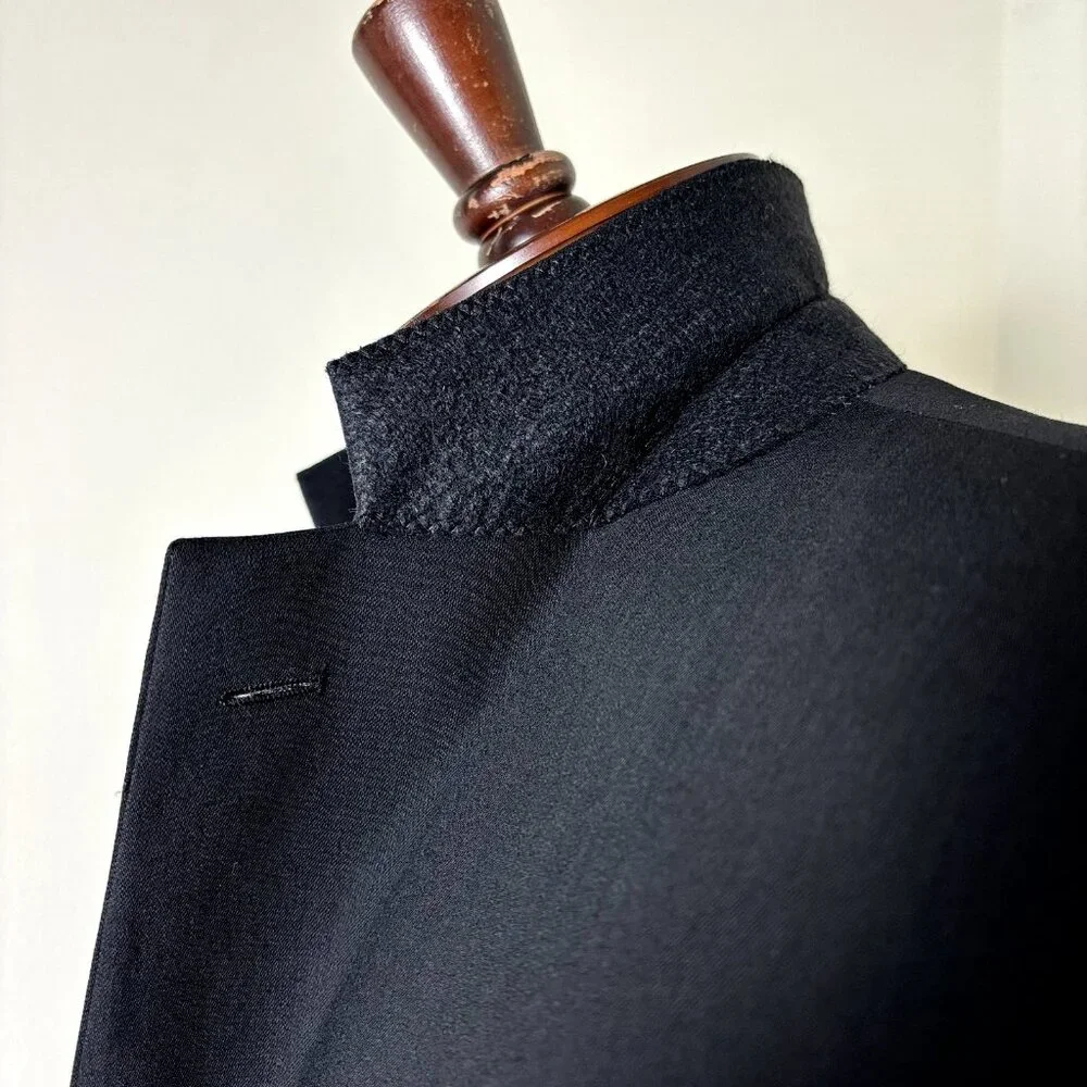 ULTIMO Uomo Men's Suit 42L Black Wool 2-Piece: Blazer & Dress Pants 36x31 Canada